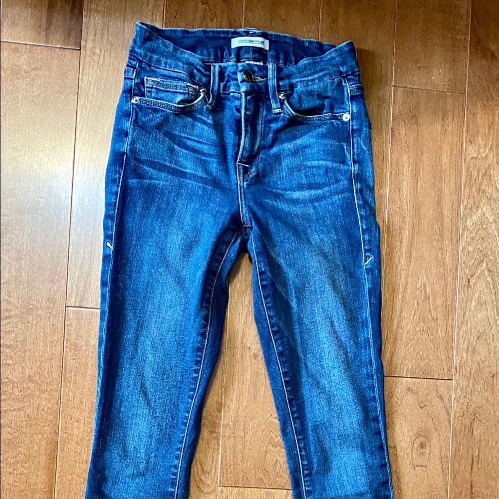 Good American Good Legs Medium Wash Jeans
